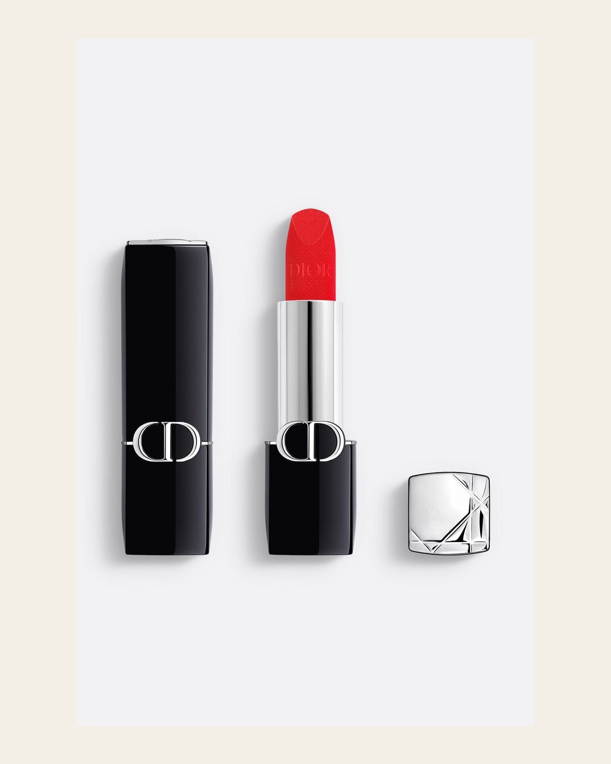 Dior Rouge Dior #888 Strong Red 丝绒妆效口红官方产品图